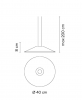 Подвесной светильник Vibia Circus 0155 Beige 2700K Static White + Casambi (P2P)