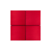 INTELLIGENT ARLIGHT Кнопочная панель KNX-304-23-IN Rose Red (BUS, Frameless) (IARL, IP20 Металл, 2 года) 039664