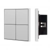 INTELLIGENT ARLIGHT Кнопочная панель KNX-304-23-IN Silver (BUS, Frame) (IARL, IP20 Металл, 2 года) 039666