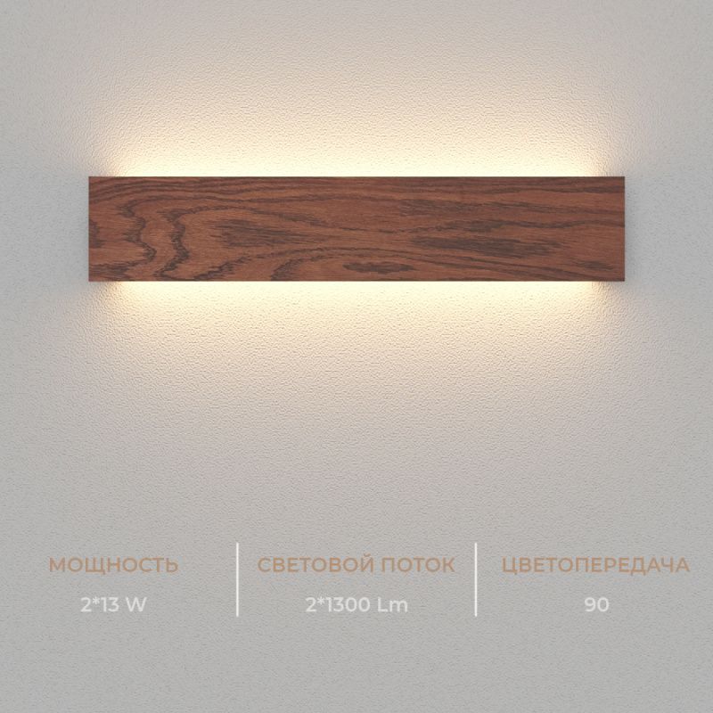 Настенный светодиодный светильник Ledron GW-M066-495 Wooden White