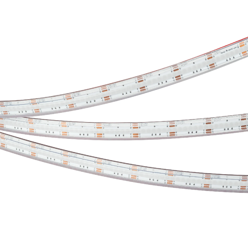 Светодиодная лента герметичная COB-PS-X840-12mm 24V RGB (16 W/m, IP67, CSP, 5m) (Arlight, -) 039966