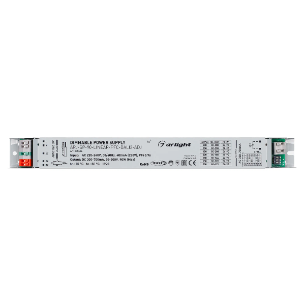 Блок питания Arlight ARJ-SP-90-LINEAR-PFC-DALI2-ADJ