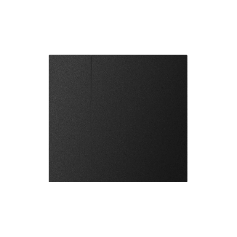 INTELLIGENT ARLIGHT Накладка панели KNX-23-2G-SUF Black (Backlightless) (IARL, IP20 Металл, 2 года) 052874