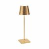 Настольная лампа Zafferano Poldina Gold Tavolo Leaf