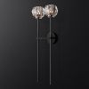Бра Restoration Hardware Boule De Cristal Grand Double Sconce Polished Nickel