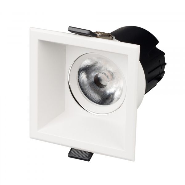 Светильник MS-FLOW-BUILT-S85x85-6W Warm3000 (WH, 15 deg, 230V) (Arlight, IP20 Металл, 5 лет) 060939