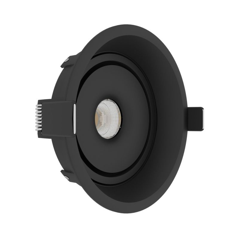 Встраиваемый поворотный светодиодный светильник Ledron ORBIT IN Black