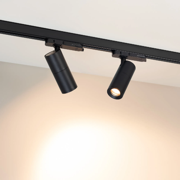 Светильник LGD-ARTEMIS-TRACK-4TR-R55-12W Warm3000 (BK, 8-80 deg, 230V, DALI) (Arlight, IP20 Металл, 5 лет) 057690