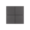 INTELLIGENT ARLIGHT Кнопочная панель KNX-304-23-IN Black (BUS, Frameless) (IARL, IP20 Металл, 2 года) 039663
