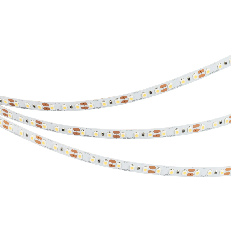 Светодиодная лента NT-A120-8mm 12V White6000 (9.6 W/m, IP20, 3528, 5m) (Arlight, Открытый) 035704