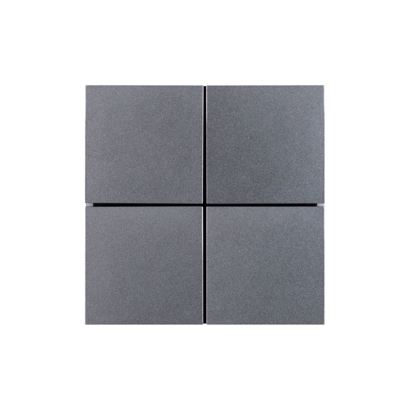 INTELLIGENT ARLIGHT Кнопочная панель KNX-304-23-IN Grey (BUS, Frameless) (IARL, IP20 Металл, 2 года) 038366