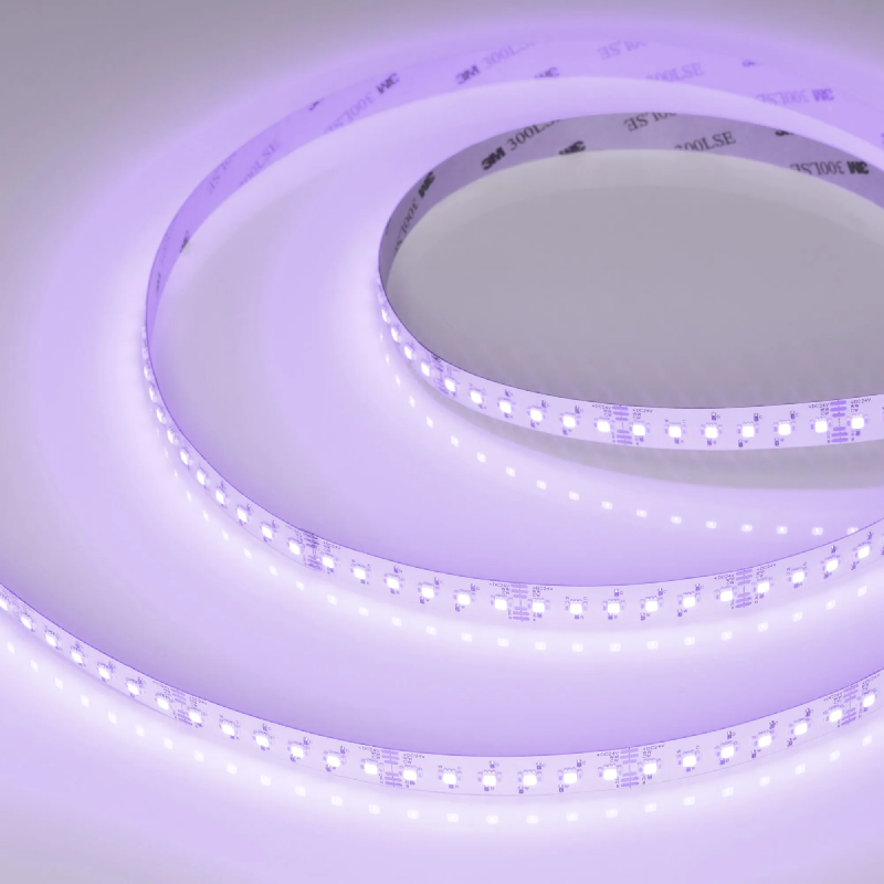 Светодиодная лента RT-AM360-12mm 24V RGBW-MIX (24 W/m, IP20, 2835/2210, 5m) (Arlight, -) 044036