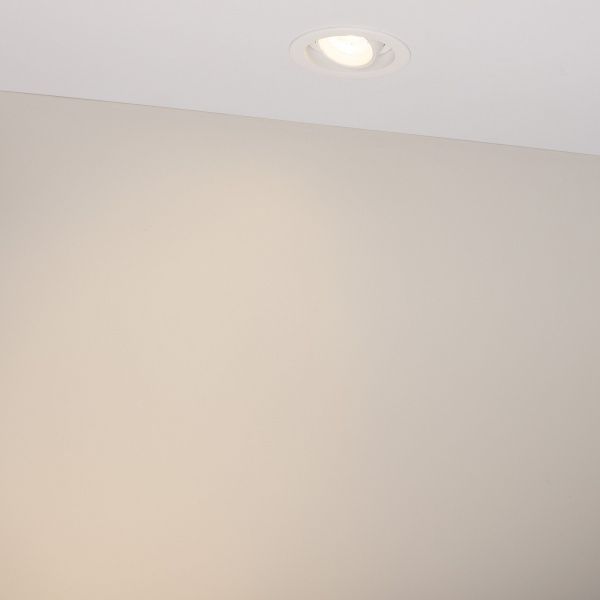 Светильник MS-VORTEX-BUILT-R90-12W Warm3000 (WH-WH, 40 deg, 230V) (Arlight, IP20 Металл, 5 лет) 043479
