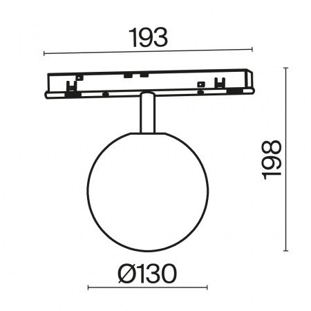 Трековый светильник Technical TR038-4-5WTW-DD-B