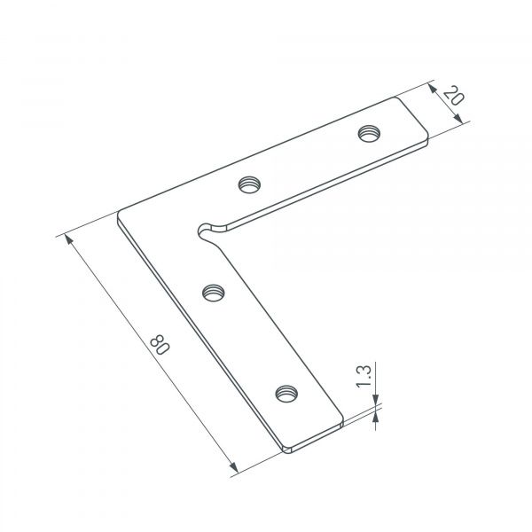 Соединитель профиля SL-LINE-4050-3L-L90 Set (Arlight, Металл) 045152