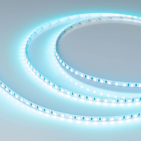 Светодиодная лента RT-G120-5mm 24V RGB (7.5 W/m, IP20, 3838, 5m) (Arlight, узкая) 036216