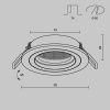 Встраиваемый светильник Technical DL025-2-01W-1(N)