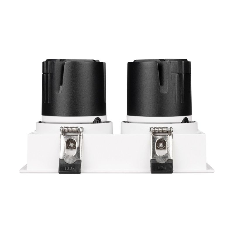 Светильник MS-FLOW-BUILT-S157x85-2x12W Warm3000 (WH, 38 deg, 230V) (Arlight, IP20 Металл, 5 лет) 053778