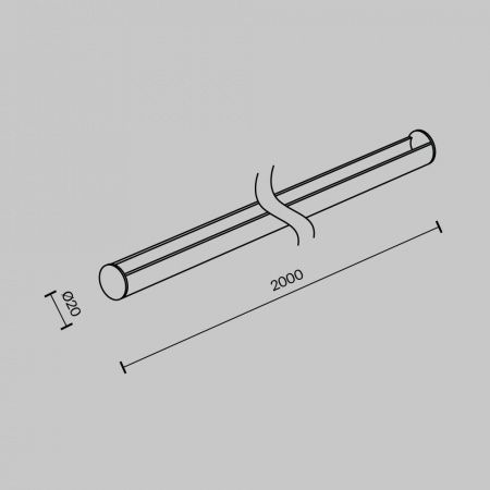 Комплектующие для текстильной подвесной системы Technical TRA130SR-2B