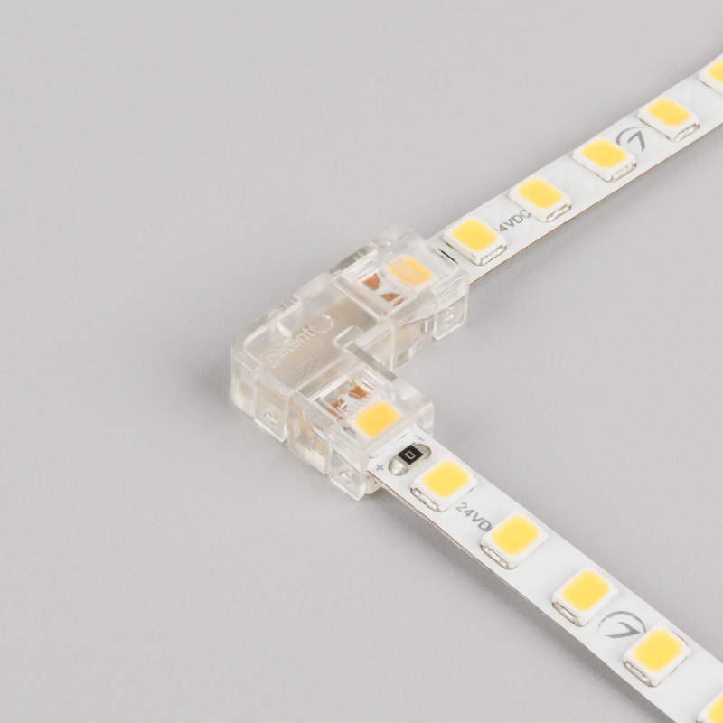 Коннектор угловой FIX-MONO-5mm-2pin-STS (Arlight, Прозрачный) 053144