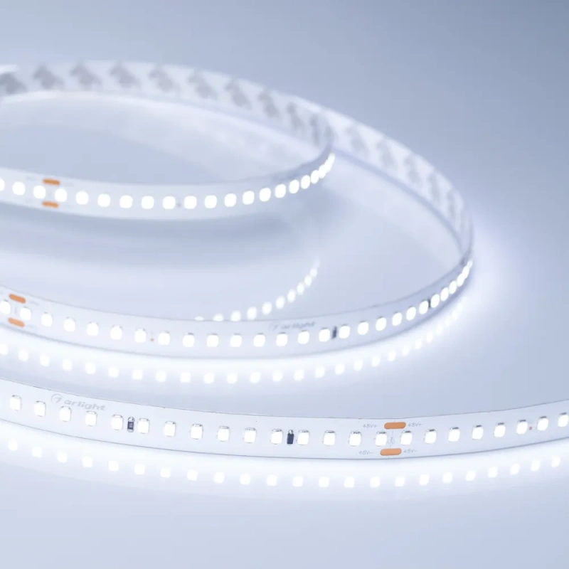 Светодиодная лента IC 2-50000 48V Cool 8K 12mm (2835, 144 LED/m, LUX) (Arlight, 5.8 Вт/м, IP20) 026980