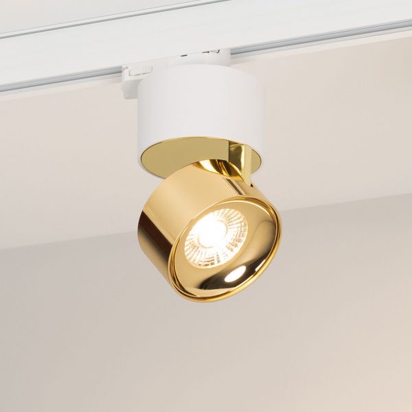 Светильник SP-PLURIO-TRACK-4TR-R77-9W Day4000 (WH-BRS, 36 deg, 230V) (Arlight, IP20 Металл, 3 года) 038100