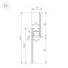 Профиль PLINTUS-FANTOM-BENT-H35-SIDE-2000 BLACK (Arlight, Алюминий) 043676(1)