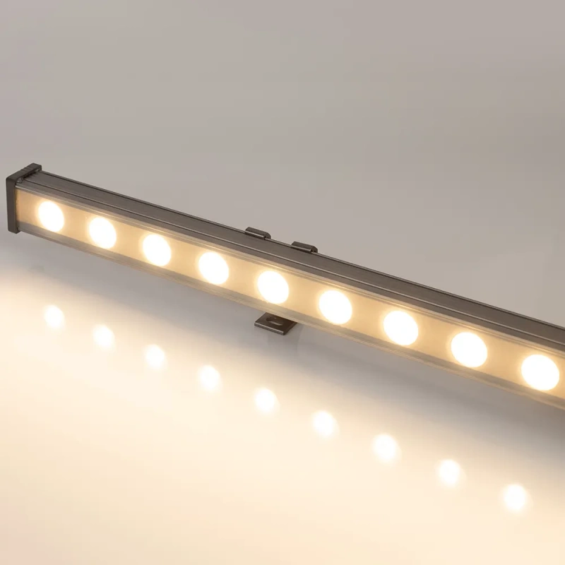 Линейный прожектор AR-LINE-1000-24W Warm3000 (GR, 15x60 deg, 230V) (Arlight, IP65 Металл, 3 года) 041732