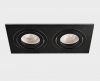 SAG203-4 black/black светильник встраиваемый поворотный