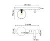 IT08-8024 black 3000K светильник настенный