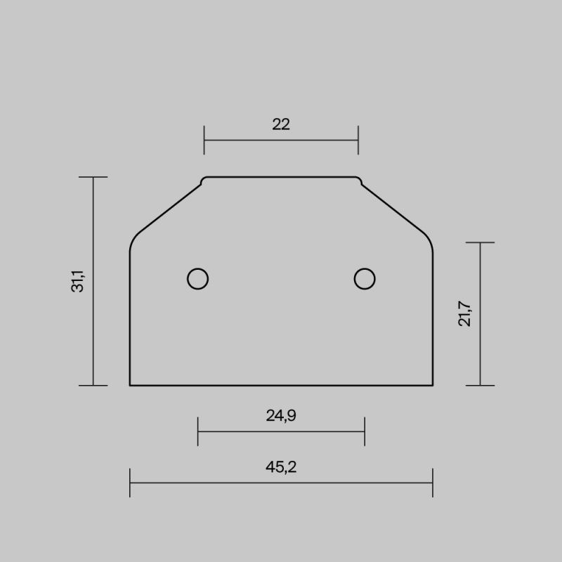Комплектующие для профиля Technical TRA239MPEC-S