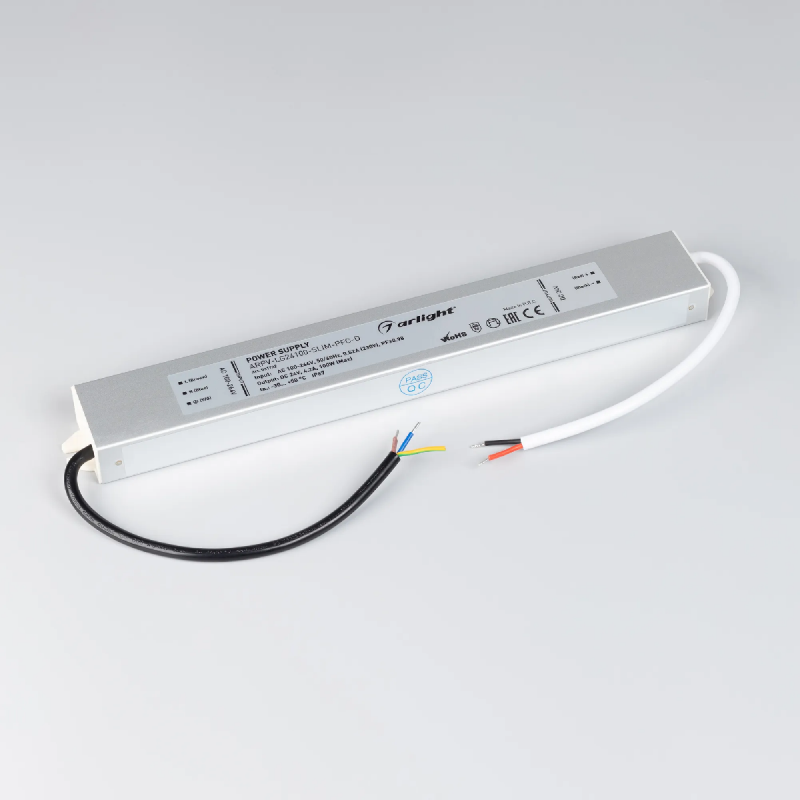 Блок питания ARPV-LG24100-SLIM-PFC-D (24V, 4.2A, 100W) (Arlight, IP67 Металл, 5 лет) 031722
