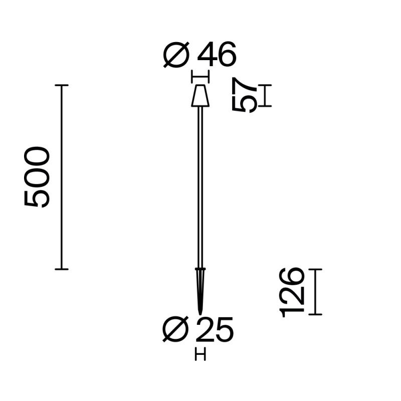 Ландшафтный светильник Outdoor O504FL-L1B3K1
