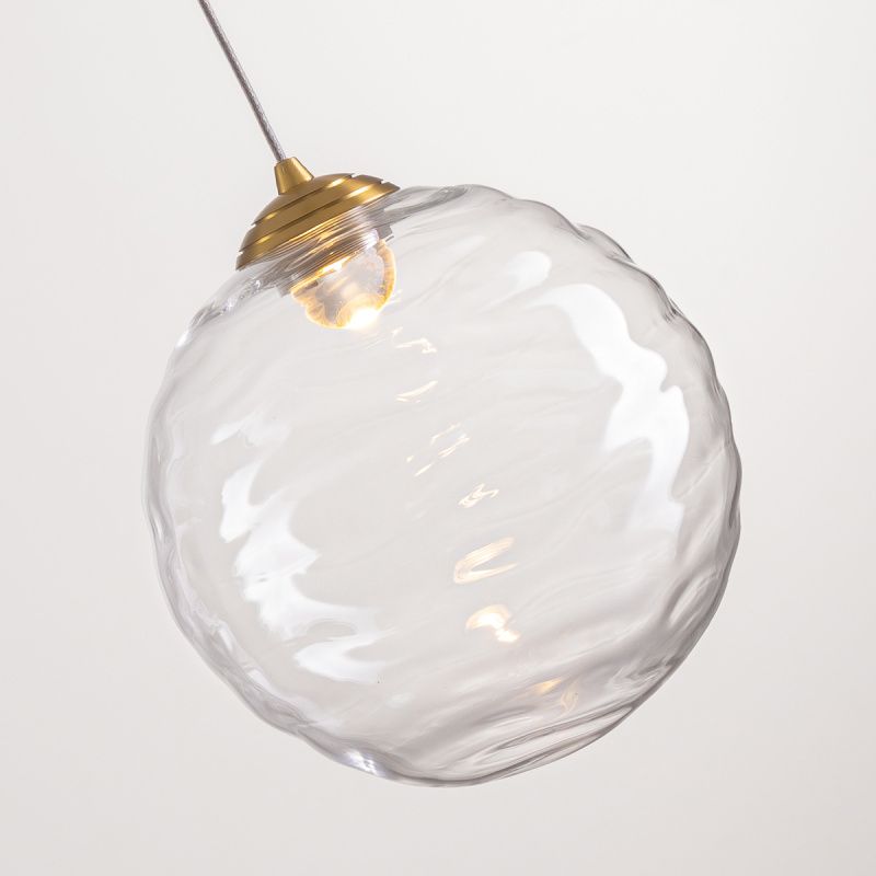 Подвесной светильник MD25030001-1A brass/clear