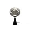Настольная лампа Tom Dixon Whirl Cone Fat Silver/black LED