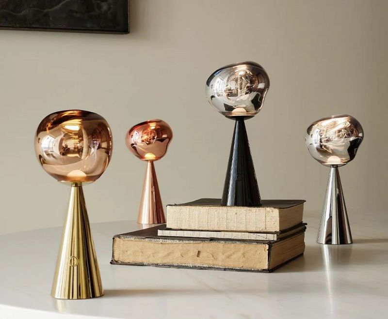 Настольная лампа Tom Dixon Melt silver