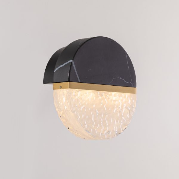 Настенный светильник MB25030008-1A brass/black