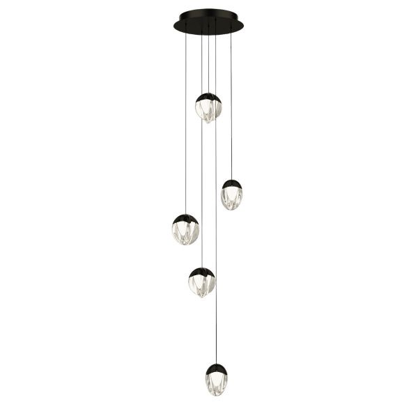 Подвесной светильник Delight Collection MD24001033-5A black/clear