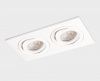 SAG203-4 white/white светильник встраиваемый поворотный