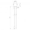 Потолочная чаша MAG-ORIENT-CANOPY-BUILT-POWER-L1500 (WH) (Arlight, Металл) 062961