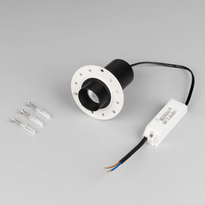 Светильник SP-NUANCE-TRIMLESS-PULL-R35-7W Warm3000 (BK, 36 deg, 230V) (Arlight, IP40 Металл, 5 лет) 049910
