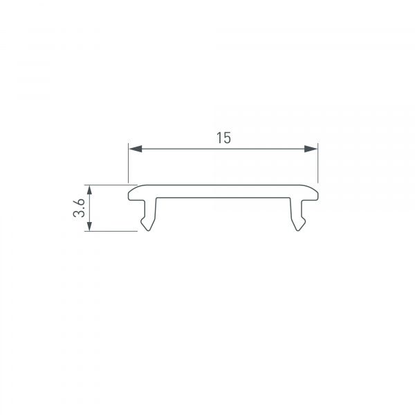 Экран SL-W14-10000 OPAL (Arlight, Пластик) 056651