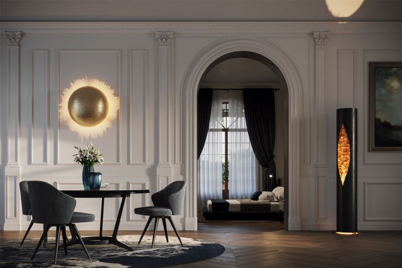 Торшер Catellani & Smith Colonna Gold