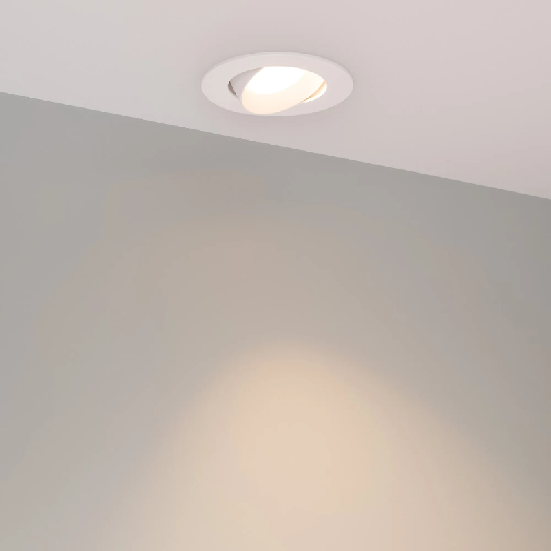 Светильник MS-ATOLL-BUILT-TURN-R94-10W Warm3000 (WH, 36 deg, 230V) (Arlight, IP54 Металл, 5 лет) 044598