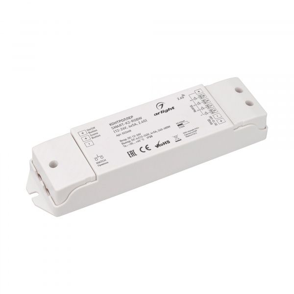 Контроллер SMART-K2-RGBW (12-24V, 4x5A, 2.4G) (Arlight, IP20 Пластик, 5 лет) 022668