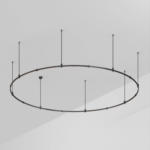 Основание ART-APRIORI-ROUND-ROD-800-R3000 (BK) (Arlight, IP20 Металл, 3 года) 048500