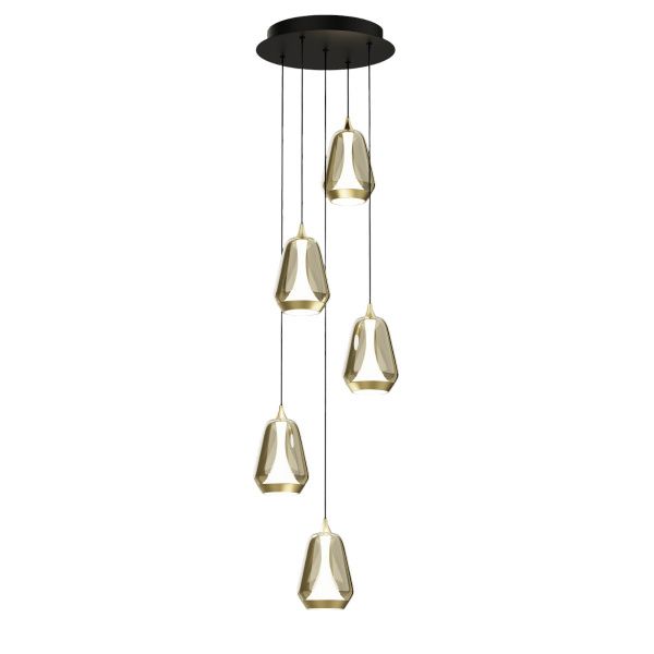 Подвесной светильник Delight Collection MD24001011-5A brass/champagne