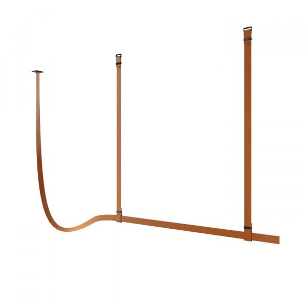 Подвесной светильник Flos Belt Fabric Copper Brown