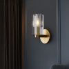 Настенный светильник 8816W gold/clear