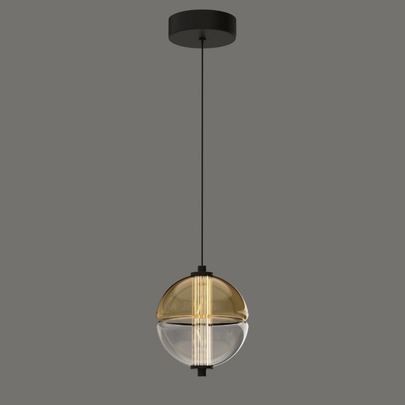 Подвесной светильник MD24022079-1A black/amber